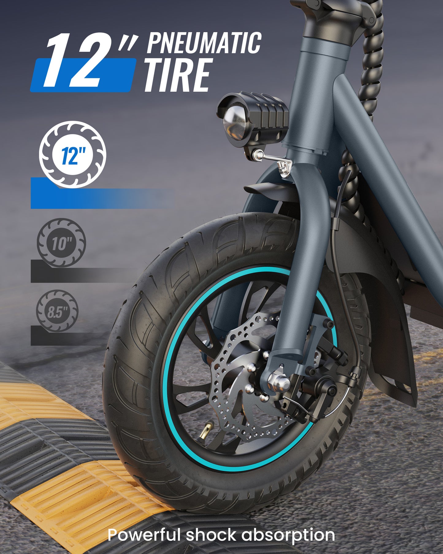 URBANMAX X2 Electric Scooter for Adults with Basket, 12" Adult Electric Scooters for Teens with Max 20 Miles & 18.6MPH Power by 550W, Foldable Electric Scooter for Commuting