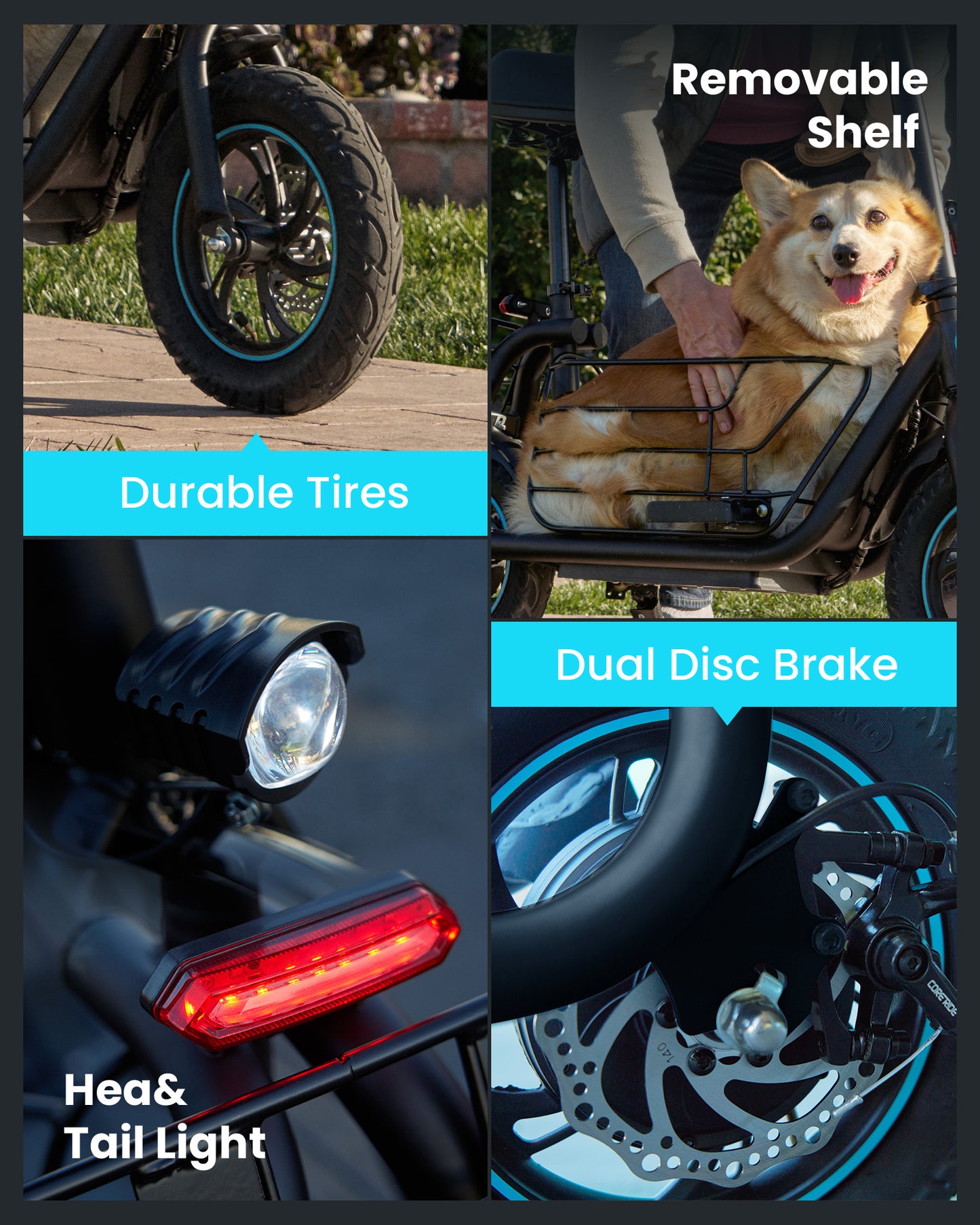 Electric Scooter with Seat, 550W Motor,18.6MPH Top Speed, 20 Miles Range,Adults Electric Scooter with Large Storage Basket for Pets Dogs and Items,Dark Black