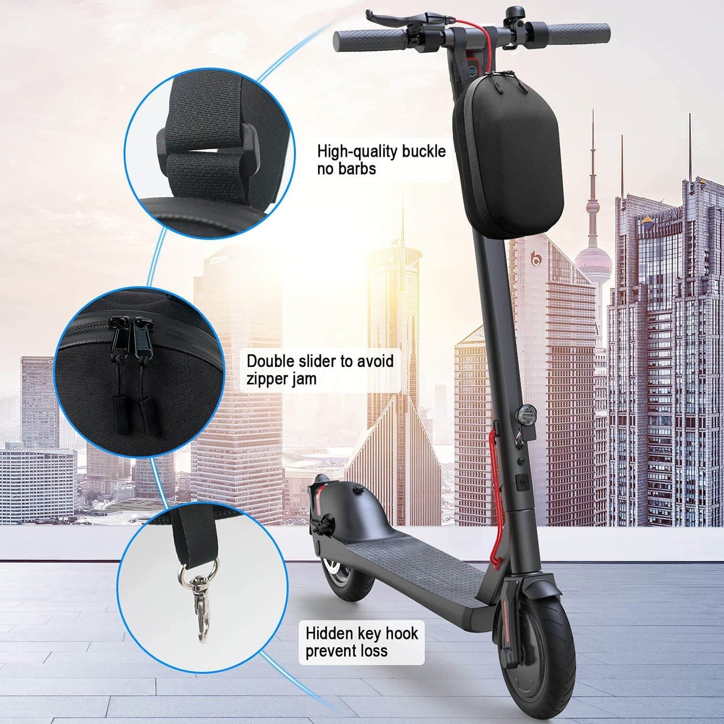 Urbanmax Scooter Bag, Waterproof Front Handlebar Bag