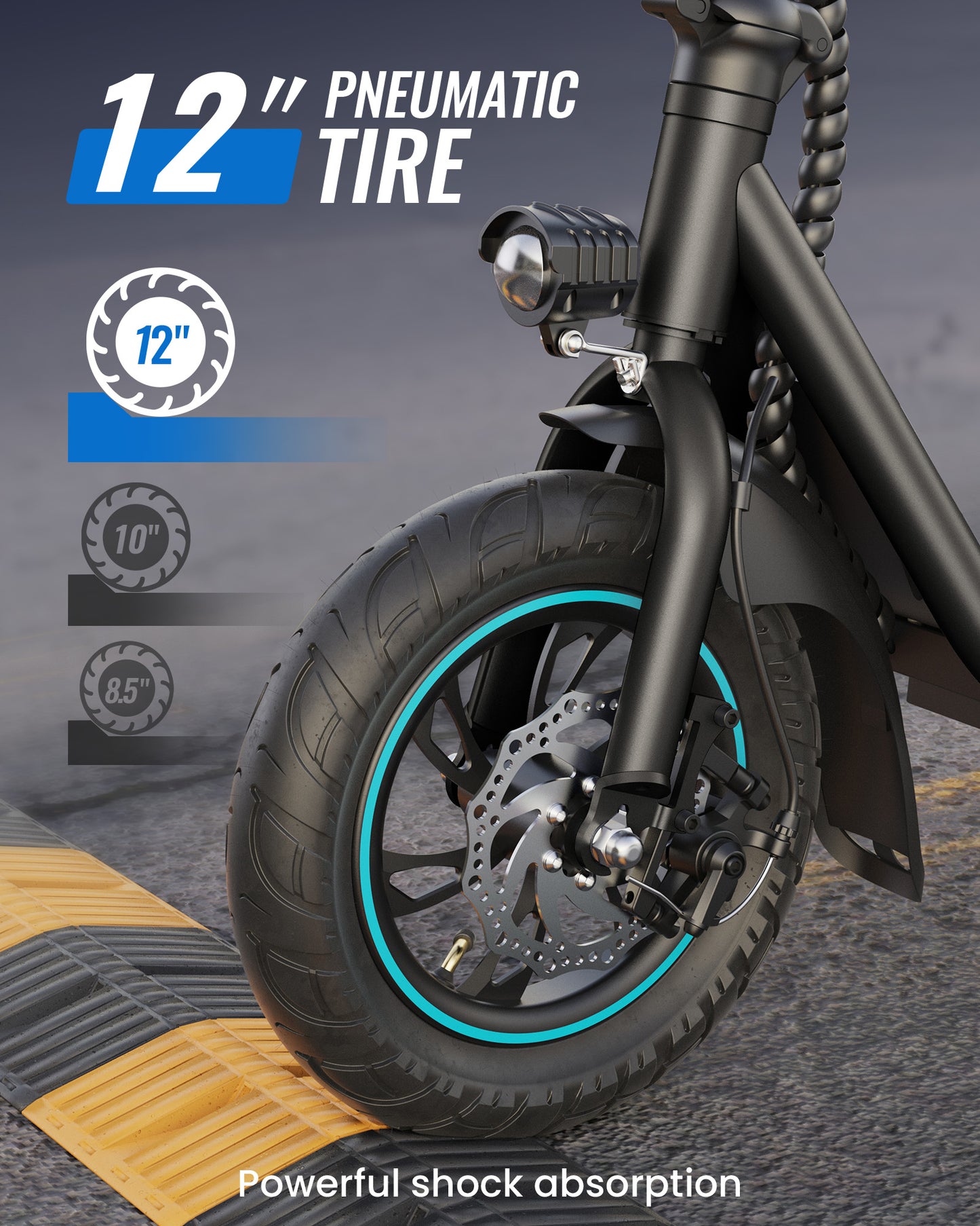 X2 Electric Scooter for Adults with Basket, 12" Adult Electric Scooters for Teens with Max 20 Miles & 18.6MPH Power by 550W, Foldable Electric Scooter for Commuting