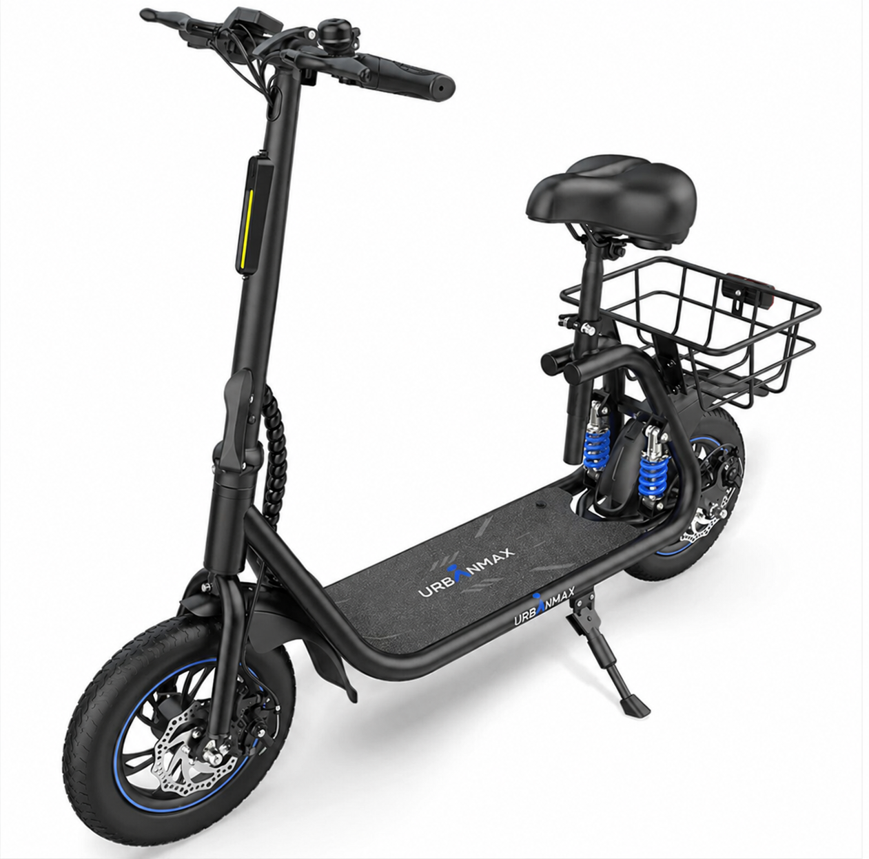 Urbanmax C1 pro Electric Scooter for Adults with Seat & Carry Basket