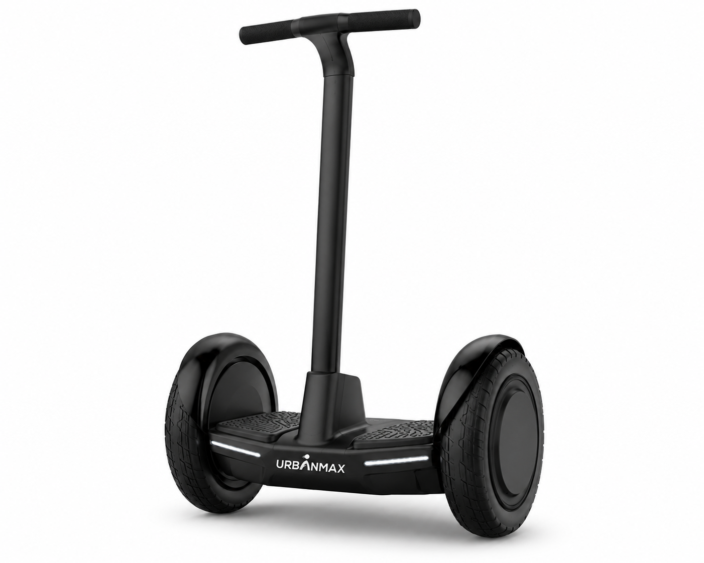 URBANMAX Electric Vehicles, Namely, Electric Self-Balancing Scooter with Adjustable Handlebar, 10-Inch Tires, LED Lights and Anti-Slip Footpads, Up to 20 KM Range, 120 KG Load Capacity, Black